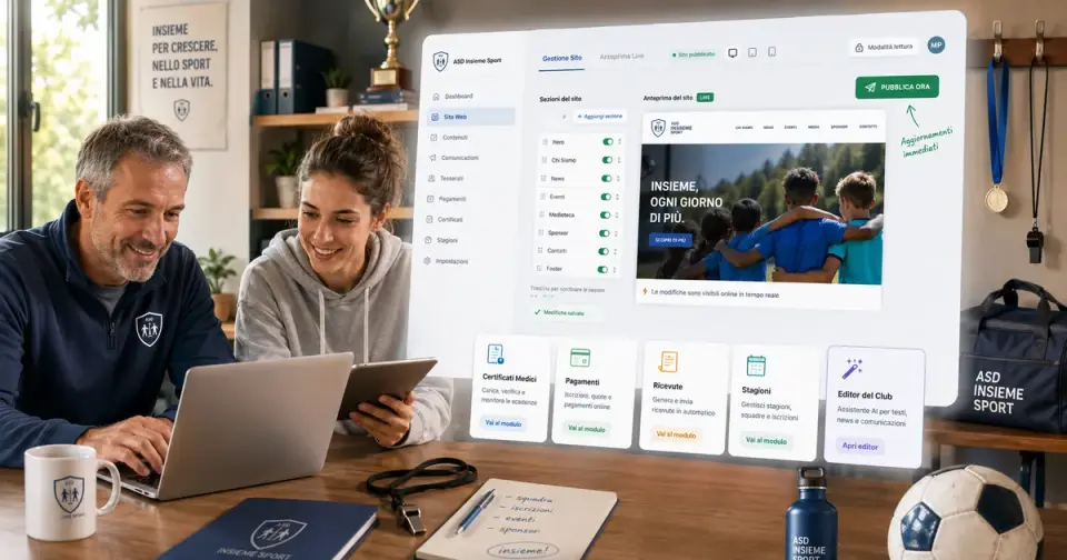 Chiunque può essere webmaster, con cluBase.it